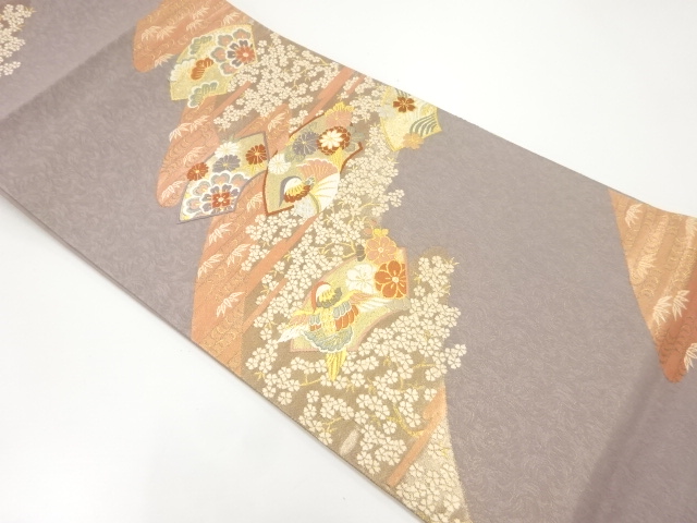 JAPANESE FUKURO OBI / WOVEN JIGAMI PATTERN